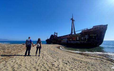 El Barco Naufragado del Peloponeso (Grecia)