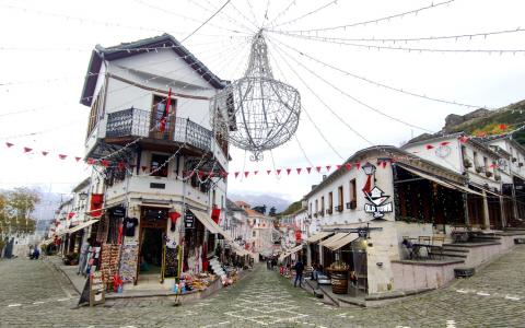 Bazar de Gjirokaster o Gijokastra (Albania)
