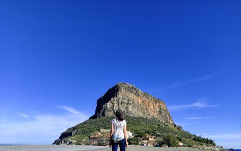Monemvasía en el Peloponeso (Grecia)