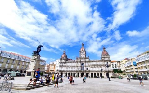Plaza María Pita (A Coruña, Galicia)