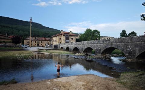 Piscinas naturales en Salduero (Soria)