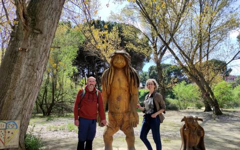 Senda Mágica: escultura del Troll (Arroyomolinos, Madrid)