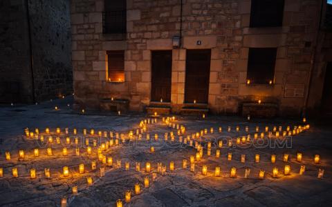 Noche de las Velas en Salduero (Soria)