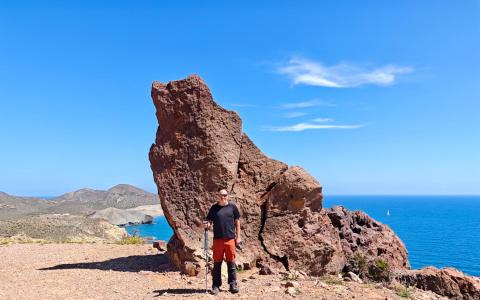 Sendero de Vela Blanca en el Cabo de Gata