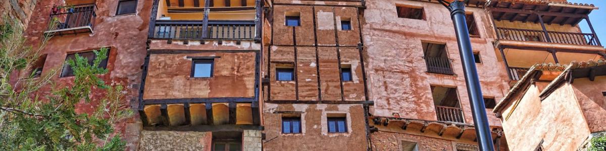 Casas típicas de Albarracín (Teruel)