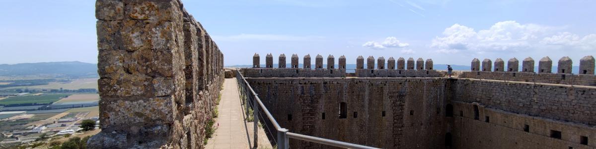 Castillo de Mongrí desde arriba (Torroella de Montgrí)