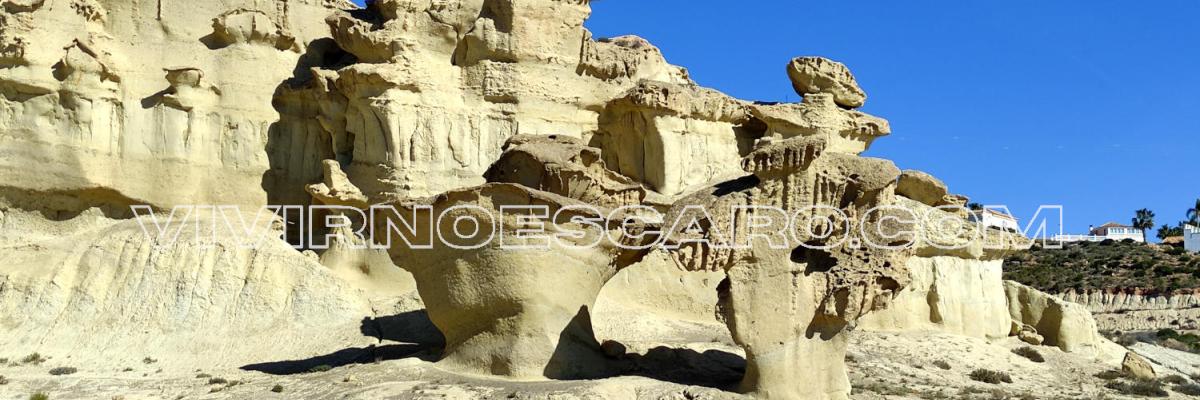 Gredas de Bolnuevo (Murcia) en camper