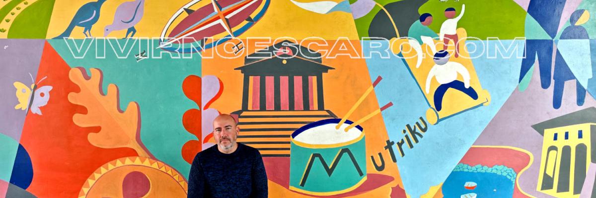 Mural Mutriku: pueblo bonito del País Vasco