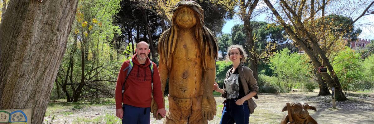 Senda Mágica: escultura del Troll (Arroyomolinos, Madrid)