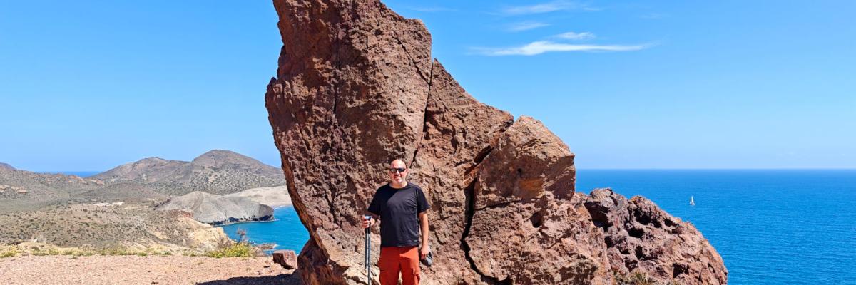 Sendero de Vela Blanca en el Cabo de Gata